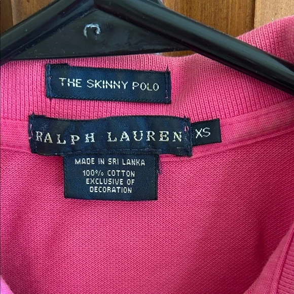 Ralph Lauren junior’s Pink Polo Shirt - Picture 2 of 5
